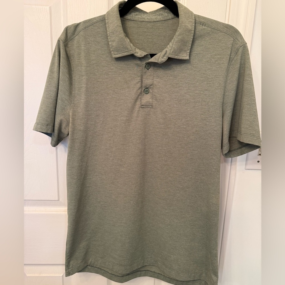 Lululemon Light Green Men’s Polo - Medium